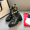 Gucci Embroidered leather ankle boot