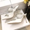 Manolo Blahnik White Heeled Sandals