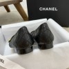 Chanel black flats
