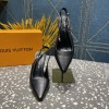 Louis Vuitton slingback black heels