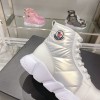 Moncler white boot