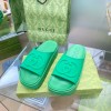 Gucci green flatforms