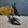 Louis Vuitton slingback black heels