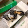 Bottega Veneta Embellished Ankle Strap Black Heel