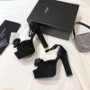 YSL rose velvet heels 14cm