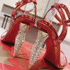 Christian Louboutin Lipstrass Queen Red 100 mm Heels