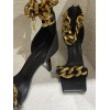 Versace Medusa Chain Black High Heels