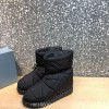 Prada padded nylon black boot