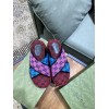 Gucci denim flatform slippers