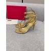 VALENTINO Garavani rockstud gold heel