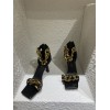 Versace Medusa Chain Black High Heels