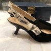 Dior J'adior slingblack black suede leather heels (6.5cm / 9cm)