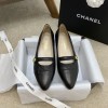 Chanel black flats