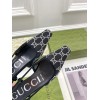 Gucci black GG 4cm heels