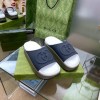 Gucci black/ white flatforms
