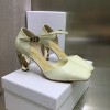 Dior Rhodes White Slingback Heels