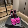 Versace hot pink heels