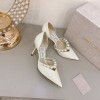 Jimmy Choo Patent Leather Pearl Aurelie 65