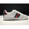 Gucci White Floral Ace Sneakers