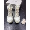 Rick Owens DRKSHDW Canvas High Top White