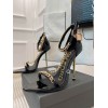 Tom Ford Padlock Chain Black patent heels