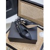 Chanel black slingback