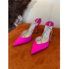 JIMMY CHOO Pink Saeda 100 Hotfix Heels