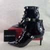 Valentino patent black boot