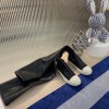 Rick Owens high top leather sneakers