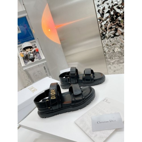 Dior sandals black