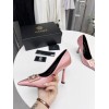 Versace Medusa pink pumps