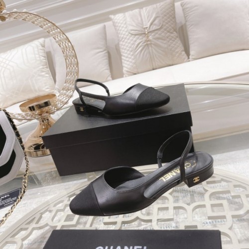 Chanel Pumps Black Slingbacks