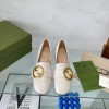 Gucci white flat