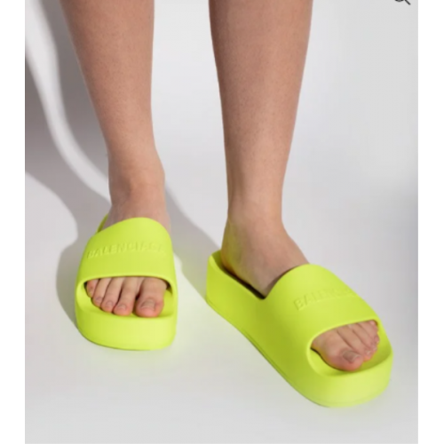 Balenciaga Chunky neon slide sandal