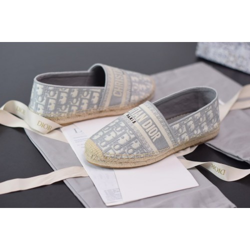 DIOR GRANVILLE ESPADRILLE Gray