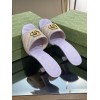 Gucci GG Purple Canvas Heels