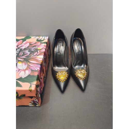 Dolce & Gabbana Black Heels 10cm