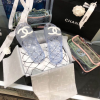Chanel white slippers