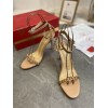 CL high beige heels