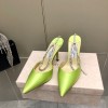 JIMMY CHOO Neon Saeda 100 Hotfix Heels