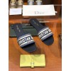 Dior blue slippers