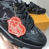 Louis Vuitton Monogram Eclipse Trainer black shoes