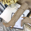 Gucci GG canvas mid-heel boot
