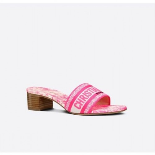 Dior Pink Dway Slippers