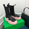 Bottega Veneta Boots in pink/black