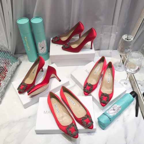 Manolo Blahnik Red Heels (2cm/5cm/7cm/10cm)