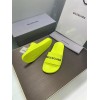 Balenciaga neon slippers