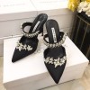 Manolo Blahnik Black Heeled Sandals