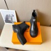 Louis Vuitton Ruby Flat Black Ankle Boot