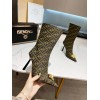 Fendi canvas boots